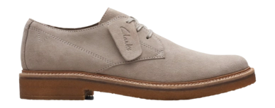 Chaussures à Lacets Clarks Homme ClarkdaleDerby Grey Suede