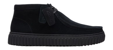 Schnürschuhe Clarks Torhill Hi Herren Black Suede