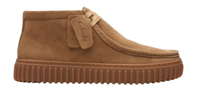 Schnürschuhe Clarks Torhill Hi Herren Dark Sand Suede