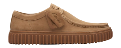 Veterschoen Clarks Men Torhill Lo Dark Sand Suede