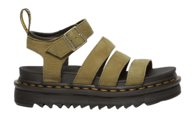 Dr Martens Women's Blaire Muted Olive Tumbled Nubuck 24