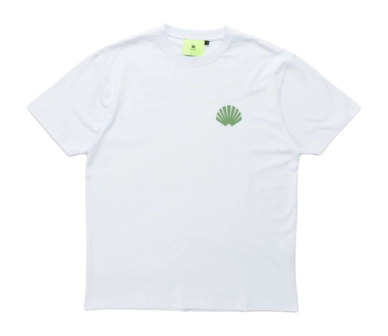 T-Shirt New Amsterdam Surf Association Logo White Green