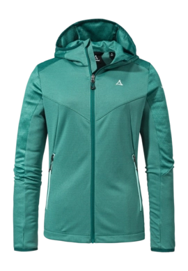 Fleece-Sweatjacke Schöffel Hoody Svardalen L Damen Teal