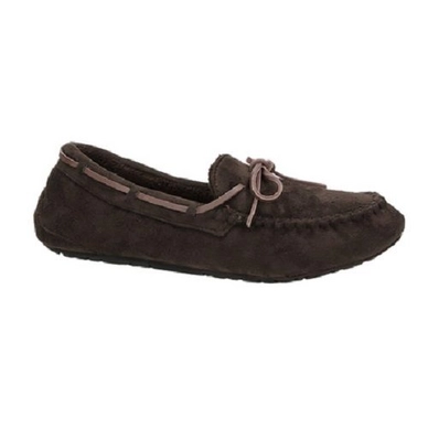 Hausschuhe Ruby Brown Kunst-Veloursleder Braun
