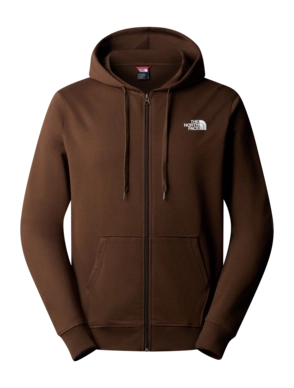 Vest The North Face Men Open Gate Full Zip Hood Light Demitasse Brown