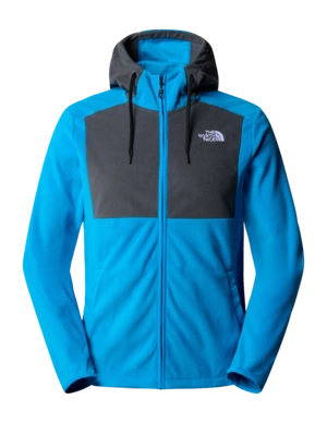 Zip Sweatshirt The North Face Men Homesafe Full Zip Fleece Hoodie Skyline Blue Asphalt Grey
