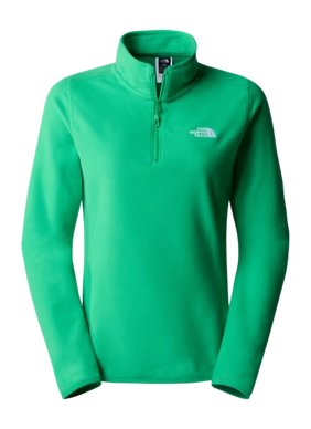 Trui The North Face Women 100 Glacier 1/4 Zip Optic Emerald