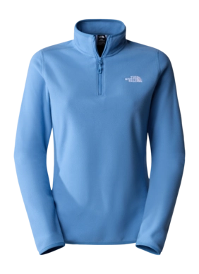 Pull The North Face Women 100 Glacier 1/4 Zip Indigo Stone