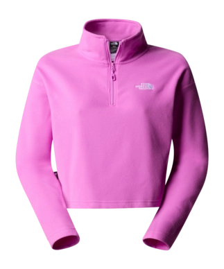 Jumper The North Face Women 100 Glacier Cropped 1/4 Zip Violet Crocus