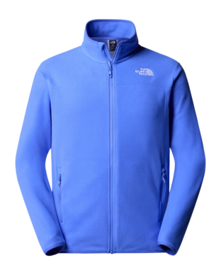 Sweatjacke The North Face 100 Glacier Full Zip Herren Solar Blue