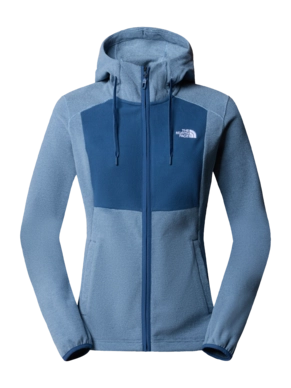Gilet The North Face Femme Homesafe Full Zip Fleece Hoodie Steel Blue Shady Blue Stripe