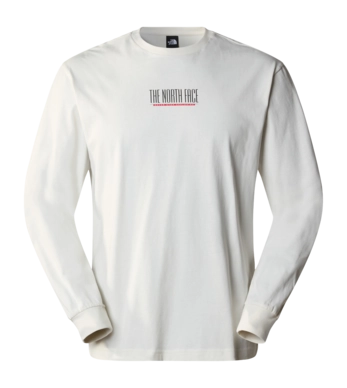 Langarmshirt The North Face TNF Est 1966 L/S Tee Herren White Dune