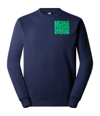 Trui The North Face Men Mountain Play Crew Summit Navy