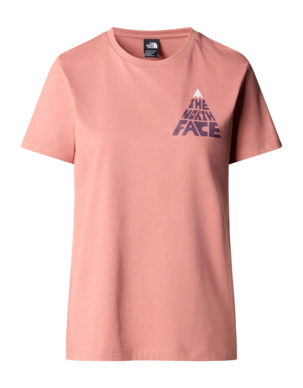 T-Shirt The North Face Women Mountain Play S/S Tee Light Mahogany
