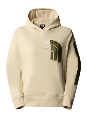 Trui The North Face Women Graphic Hoodie 3 Gravel