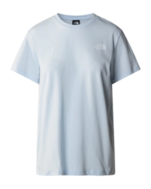 T-Shirt The North Face Women S/S Relaxed Redbox Tee Barely Blue Astro Lime
