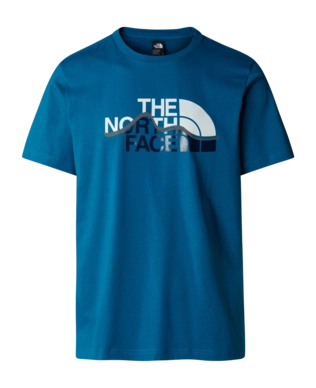 T-Shirt The North Face Homme S/S Mountain Line Tee Adriatic Blue