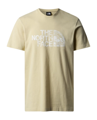 T-Shirt The North Face Men S/S Woodcut Dome Tee Gravel
