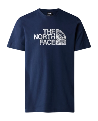 T-Shirt The North Face Men S/S Woodcut Dome Tee Summit Navy
