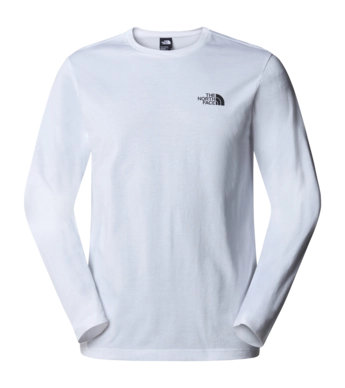T-Shirt Manches Longues The North Face Homme L/S Simple Dome Tee TNF White