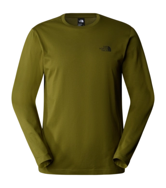 Longsleeve The North Face Men L/S Simple Dome Tee Forest Olive