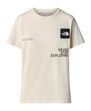 T-Shirt The North Face Women Foundation Coordinates Graphic Tee White Dune
