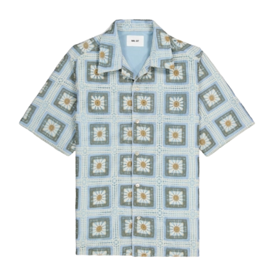 Hemd NN07 Julio Crochet SS 5391 Herren Multi Colour