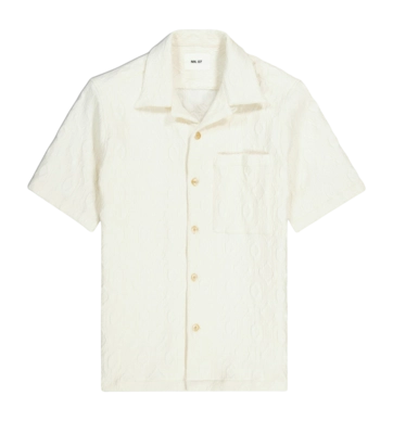 Hemd NN07 Julio SS 5417 Herren Off White