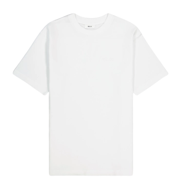 T-Shirt NN07 Nat Logo Tee 3457 Herren White
