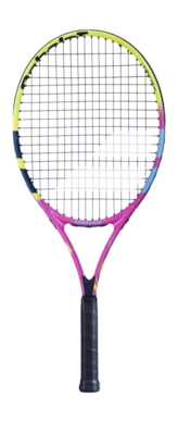 Tennisschläger Babolat Junior Nadal 25 Yellow Orange Violet 2024 (Besaitet)