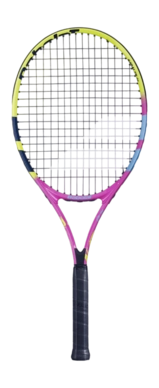 Tennisschläger Babolat Junior Nadal 26 Yellow Orange Violet 2024 (Besaitet)