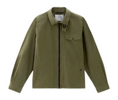 Overshirt Woolrich Gabardine Herren Lake Olive