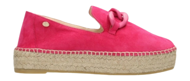 Espadrilles Fred de la Bretoniere Women June Li Daim Fuchsia