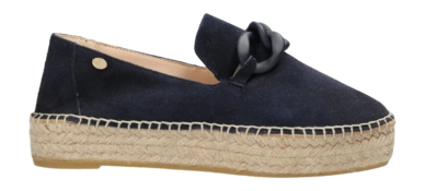 Espadrilles Fred de la Bretoniere Women June Li Suede Dark Blue