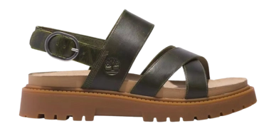 Sandales Timberland Women Clairemont Way Dark Green Full Grain