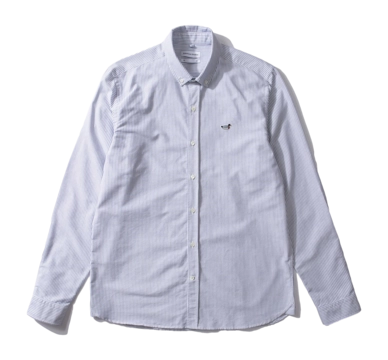 Shirt Edmmond Studios Men Striped Duck Edition Plain Navy