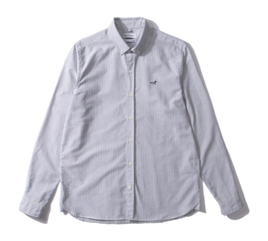 Shirt Edmmond Studios Men Striped Duck Edition Plain Black