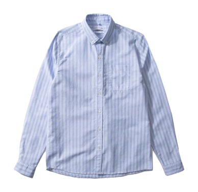 Hemd Edmmond Studios Rake Herren Plain Light Blue