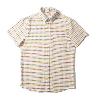 Hemd Edmmond Studios Cottage SS Herren Plain White