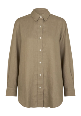 Bluse Samsøe Samsøe Salova Shirt Damen Chinchilla