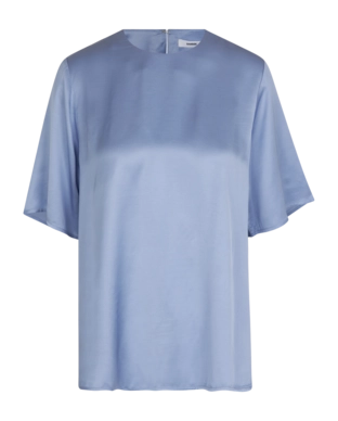 T-Shirt Samsøe Samsøe Denise Top Damen Blue Heron
