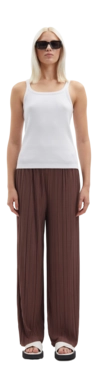 Uma trousers 10167 - brown stone - M1-_no-bg