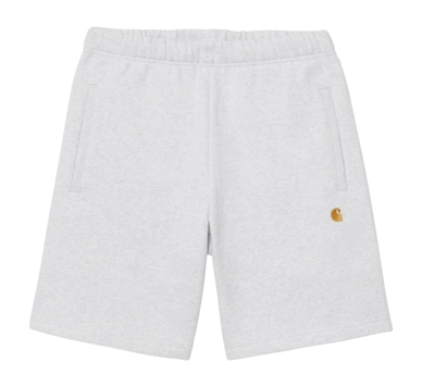 Shorts Carhartt WIP Unisex Chase Sweat Short Ash Heather / Gold