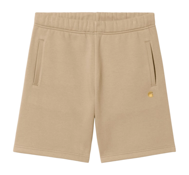 Shorts Carhartt WIP Unisexe Chase Sweat Short Sable / Gold