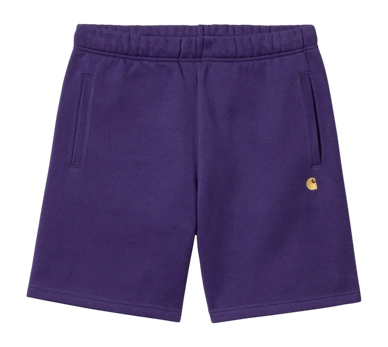 Shorts Carhartt WIP Unisexe Chase Sweat Short Tyrian / Gold