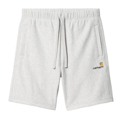 Short Carhartt WIP Unisexe American Script Ash Heather