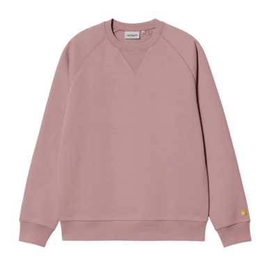 Pullover Carhartt WIP Chase Sweat Unisex Glassy Pink / Gold