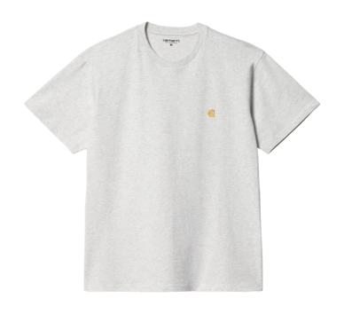 T-Shirt Carhartt WIP Unisexe S/S Chase Ash Heather / Gold