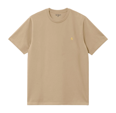T-Shirt Carhartt WIP Unisexe S/S Chase Sable / Gold