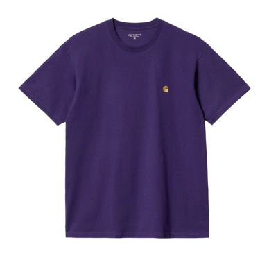 T-Shirt Carhartt WIP Unisexe S/S Chase Tyrian / Gold